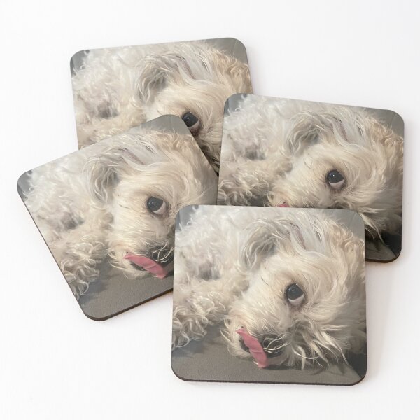 Item preview, Fluffy Dog Lick Photo designed and sold by MoonOcean.