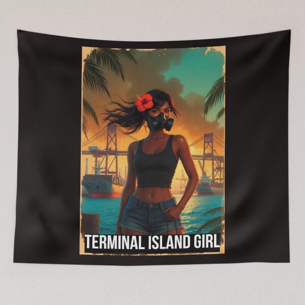 Item preview, TERMINAL ISLAND GIRL | Bridge & Bloom T-Shirts designed and sold by LivingWellness.