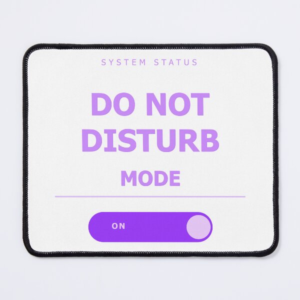 Item preview, Do Not Disturb Mode — Y2K Sticker | Funny Introvert Gift Purple designed and sold by theBIGFinale.