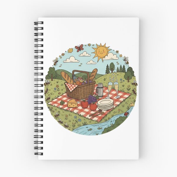 Item preview, National Picnic Day Cozy Illustrated Art designed and sold by GymTanLaundry.
