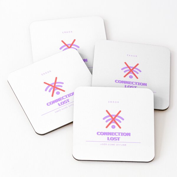 Item preview, Connection Lost User Gone Offline — Y2K Sticker | Funny Relatable Introvert Gift Purple designed and sold by theBIGFinale.