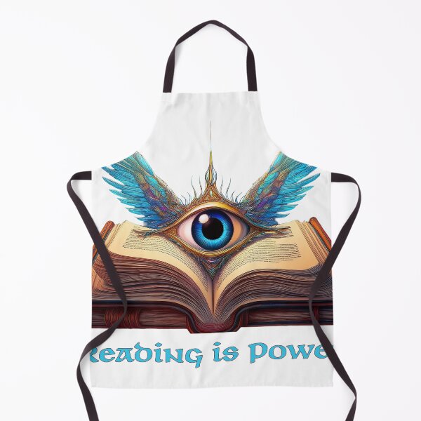Item preview, Reading is Power Winged Eye and Book Design designed and sold by thelivingrp.