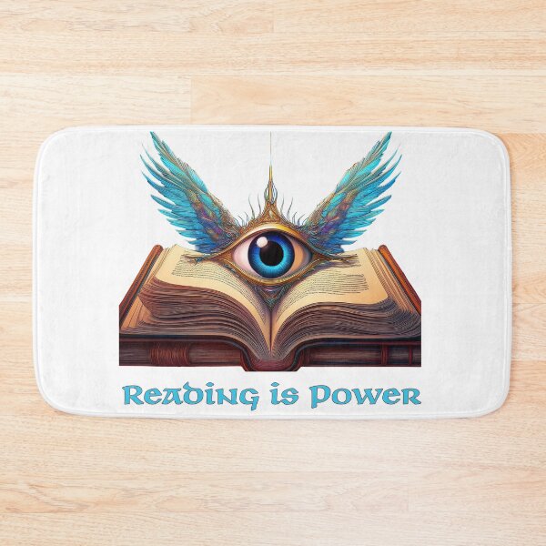 Item preview, Reading is Power Winged Eye and Book Design designed and sold by thelivingrp.