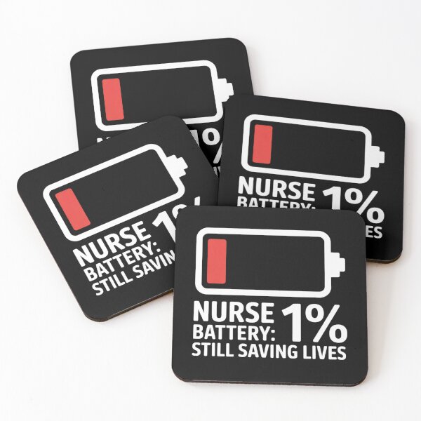 Item preview, Funny Nurse Battery 1% Still Saving Lives Shirt Gift for Nurses RN Night Shift Classic T-Shirt  designed and sold by podlook.