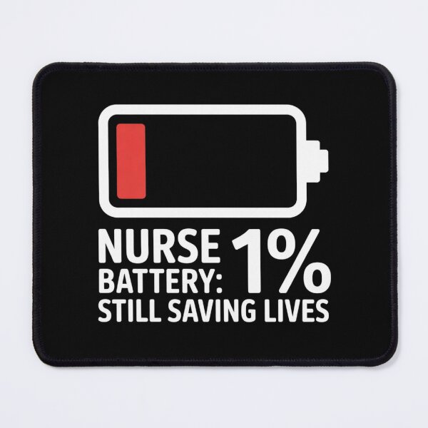 Item preview, Funny Nurse Battery 1% Still Saving Lives Shirt Gift for Nurses RN Night Shift Classic T-Shirt designed and sold by podlook.