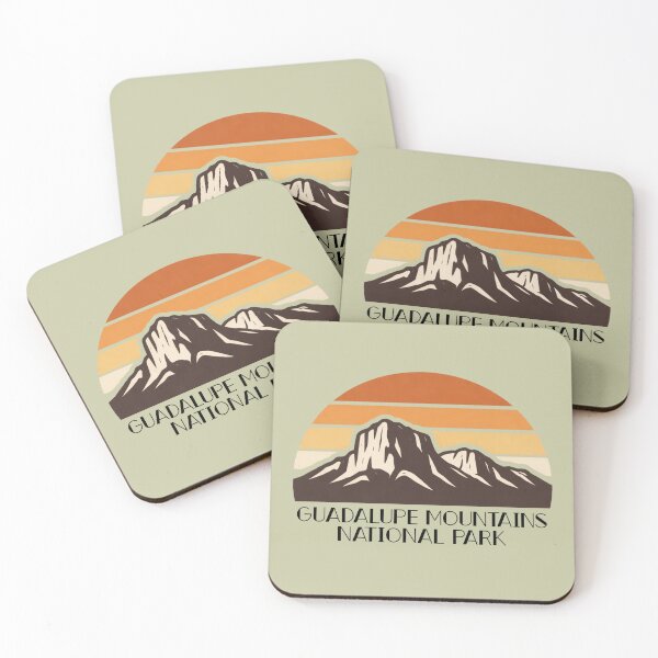Item preview, Guadalupe Mountains National Park Retro Sunset Design – Minimal Desert Mountain Graphic designed and sold by SimplyJasper.