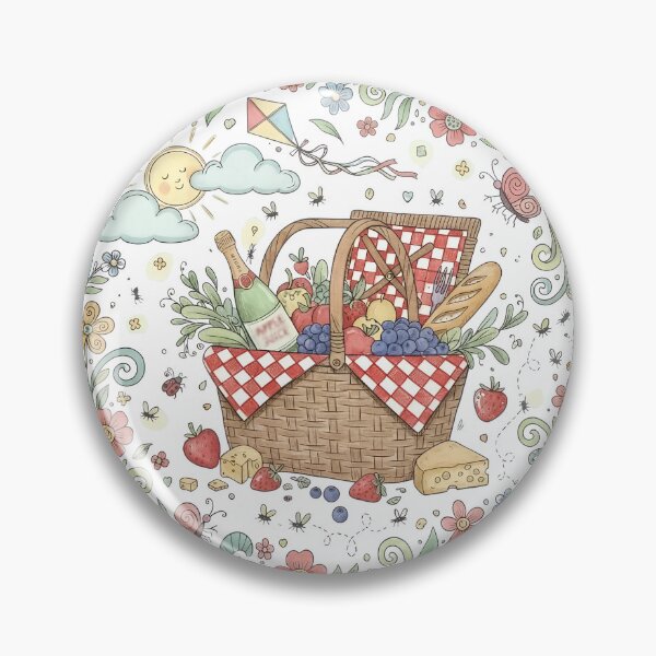 Item preview, National Picnic Day Cozy Illustrated Art designed and sold by GymTanLaundry.