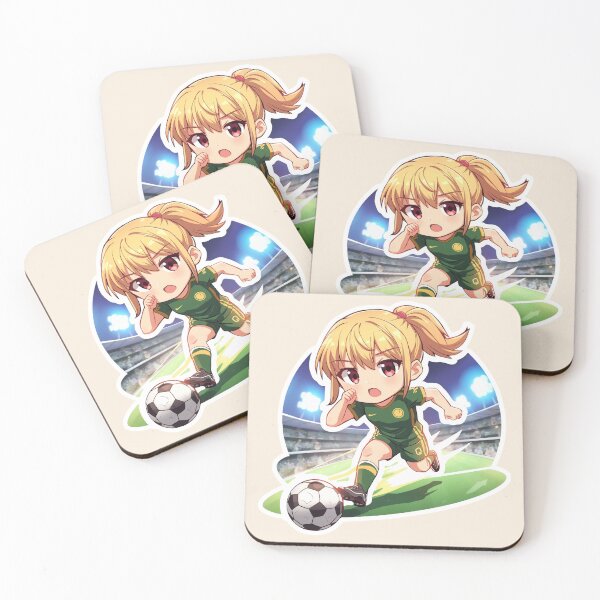 Item preview, Chibi Soccer Girl Speed Anime Sticker | Cute Football Player Motion Art | Kawaii Sports Girl Gift | Dynamic Speed Lines Illustration designed and sold by VectorJoy.