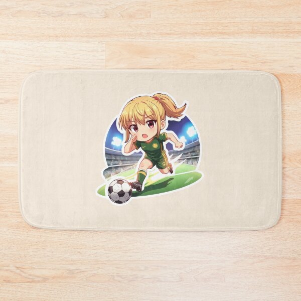 Item preview, Chibi Soccer Girl Speed Anime Sticker | Cute Football Player Motion Art | Kawaii Sports Girl Gift | Dynamic Speed Lines Illustration designed and sold by VectorJoy.