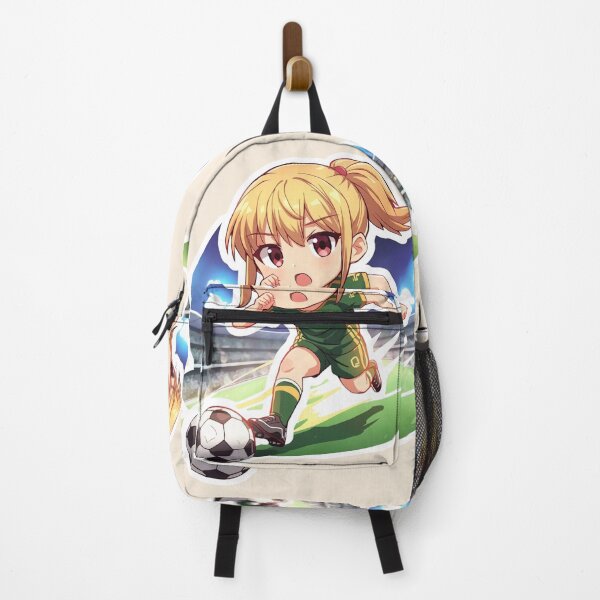 Item preview, Chibi Soccer Girl Speed Anime Sticker | Cute Football Player Motion Art | Kawaii Sports Girl Gift | Dynamic Speed Lines Illustration designed and sold by VectorJoy.