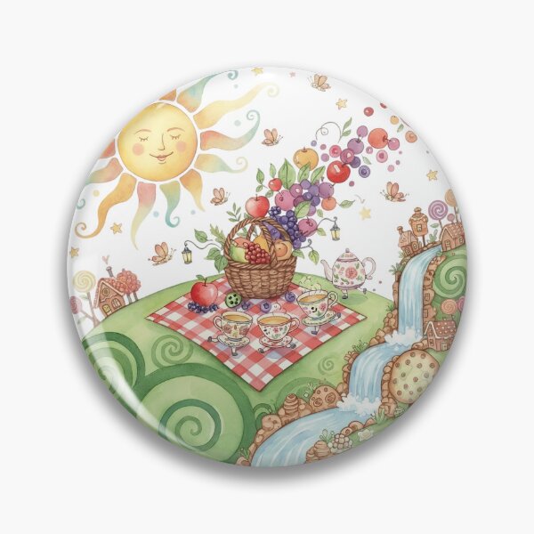 Item preview, National Picnic Day Cozy Illustrated Art designed and sold by GymTanLaundry.
