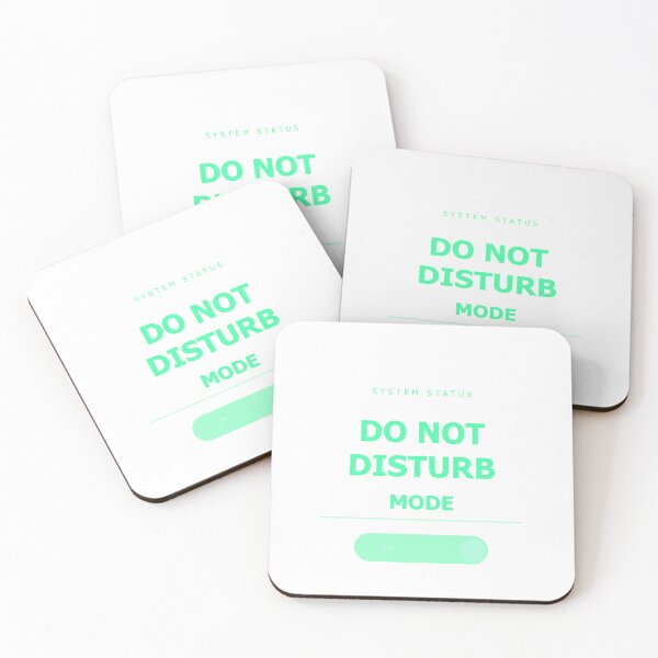 Item preview, Do Not Disturb Mode — Y2K Sticker | Funny Introvert Gift Green designed and sold by theBIGFinale.