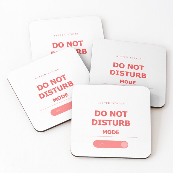 Item preview, Do Not Disturb Mode — Y2K Sticker | Funny Introvert Gift Red designed and sold by theBIGFinale.