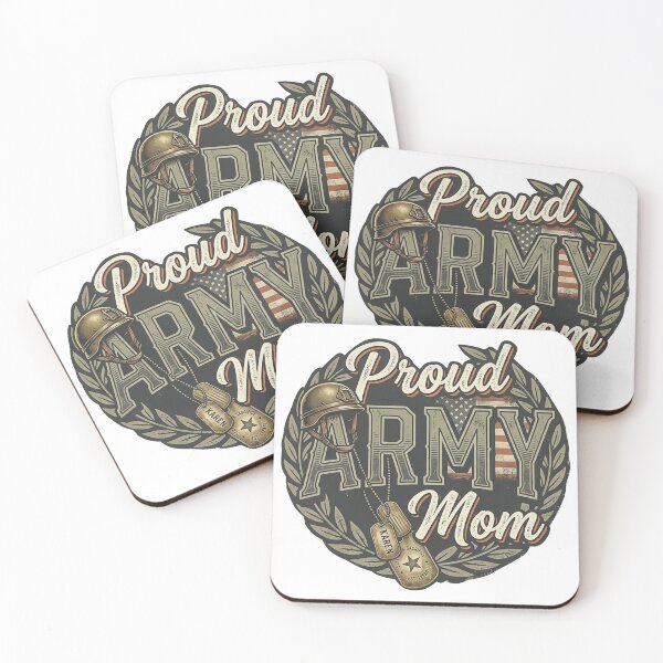 Item preview, Vintage "Proud Army Mom" Custom T-Shirt Design – Distressed Military Heritage Aesthetic – Mom Gift designed and sold by vadeldesigns.