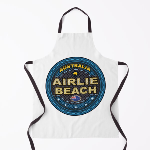 Item preview, Airlie Beach Australia stitching effect blue designed and sold by studioss76.