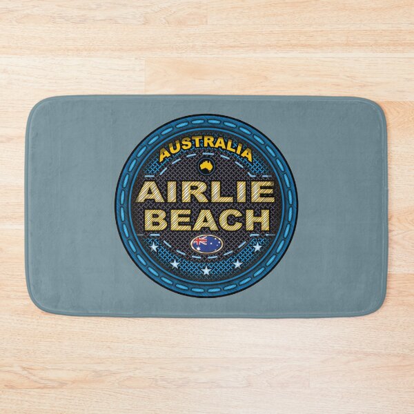 Item preview, Airlie Beach Australia stitching effect blue designed and sold by studioss76.