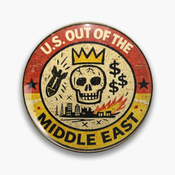 Item preview, U.S. Out of the Middle East designed and sold by DIRTYDUNNZ.