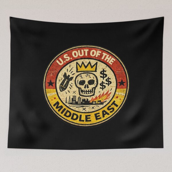 Item preview, U.S. Out of the Middle East designed and sold by DIRTYDUNNZ.