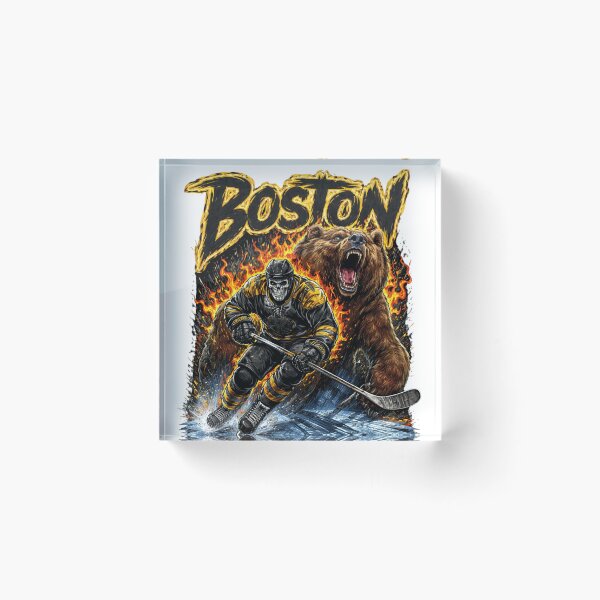 Artikelvorschau, Boston Bruins entworfen und verkauft von Skeleton Hockey Department .
