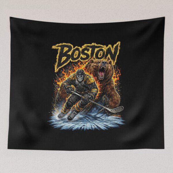 Item preview, Boston Bruins designed and sold by Skeleton Hockey Department .