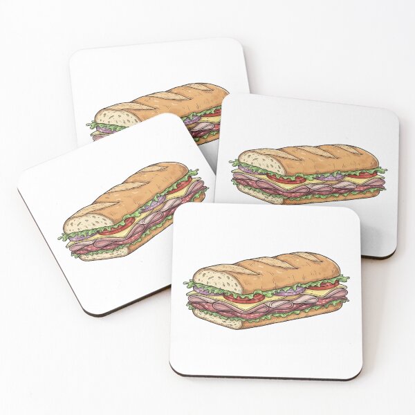 Item preview, National Hoagie Day Cozy Illustrated Art designed and sold by GymTanLaundry.