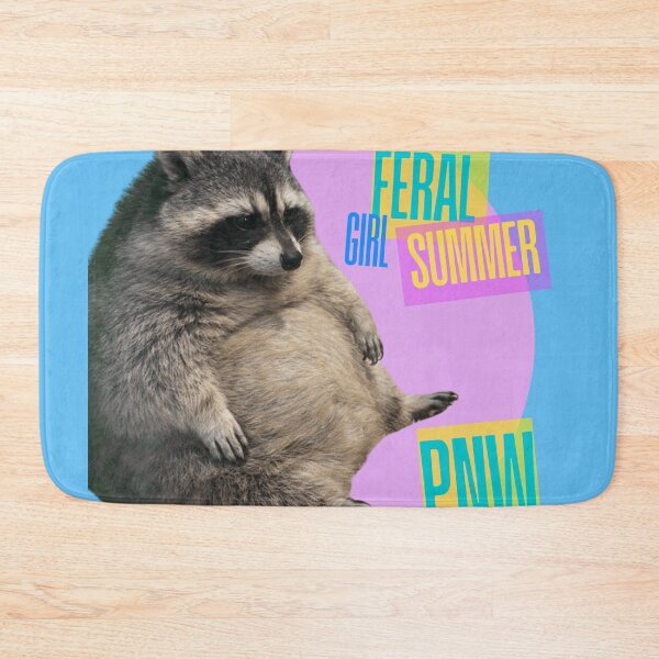 Item preview, Feral Girl Summer - Pacific Northwest Racoon designed and sold by WigOutlet.