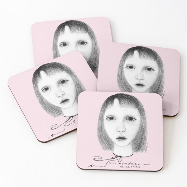 Item preview, Just A Girl With Trust Issues and Short Bangs - "My Folly" designed and sold by Chilli_Paints.
