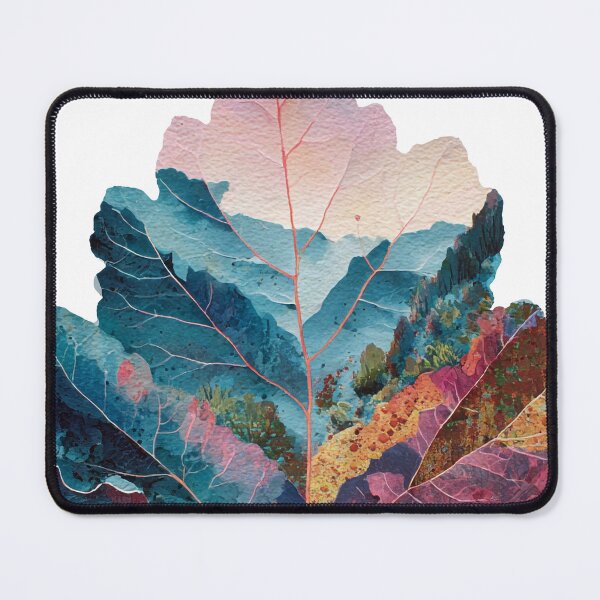 Item preview, Mountain Landscape Leaf designed and sold by Swedeprep.
