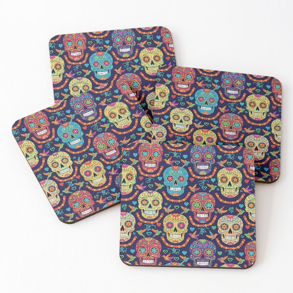 Item preview, Sugar Skulls Day of the Dead Festive Art designed and sold by CMY Designs.