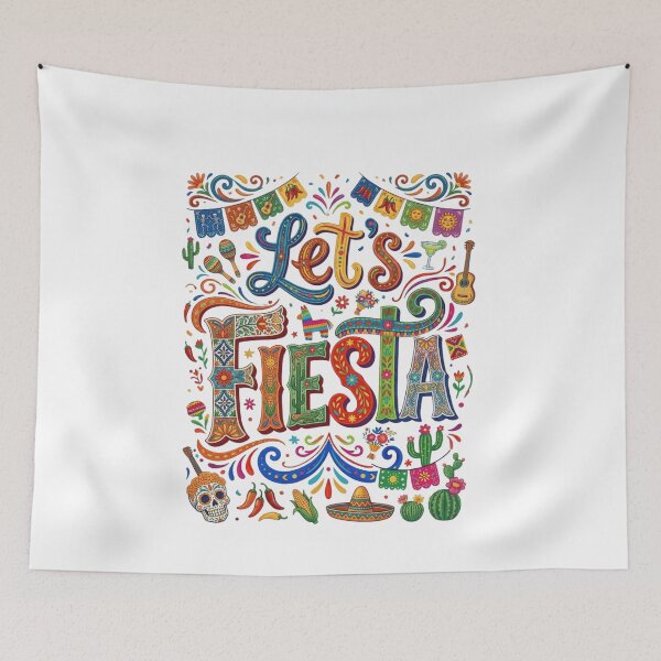 Item preview, Let's Fiesta Mexican Celebration Party Holiday designed and sold by SofenArt.