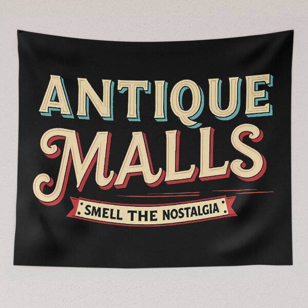 Item preview, Antique Malls: Smell The Nostalgia Vintage Style Logo designed and sold by CMY Designs.