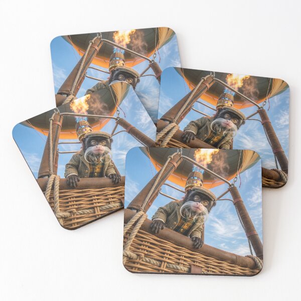Item preview, Emperor Tamarin Rides in a Hot Air Balloon designed and sold by Tridentulus.