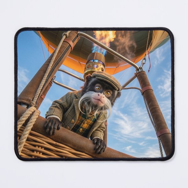 Item preview, Emperor Tamarin Rides in a Hot Air Balloon designed and sold by Tridentulus.