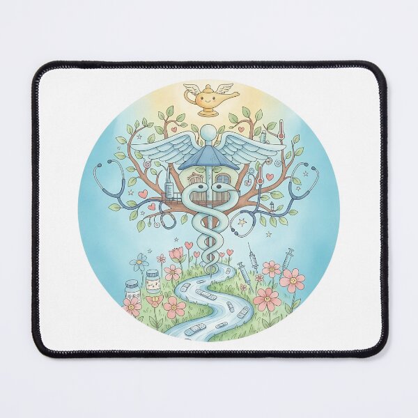 Item preview, National Nurses Day Cozy Illustrated Appreciation Art designed and sold by GymTanLaundry.
