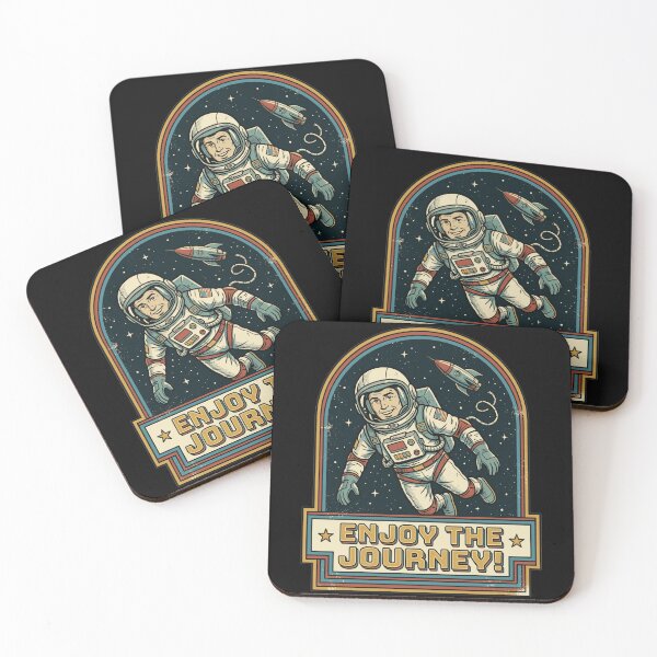 Item preview, Enjoy The Journey Funny Astronaut designed and sold by k3rstman1.