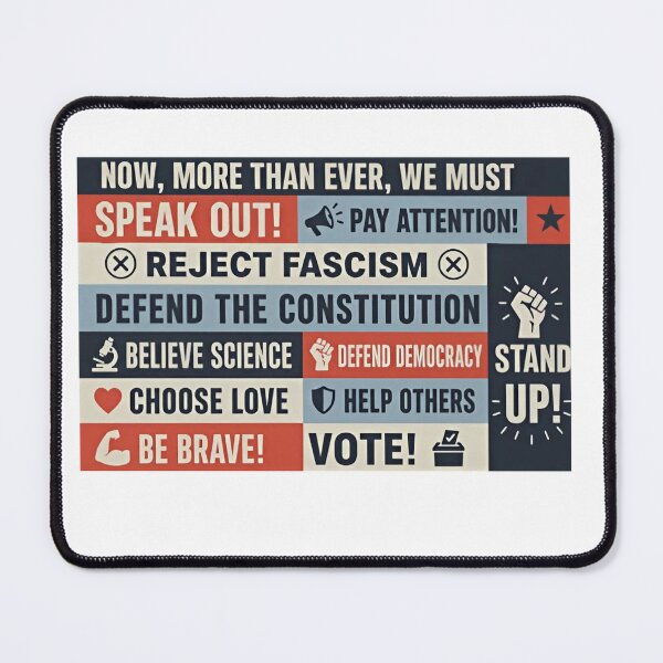 Item preview, Now More Than Ever, We Must Speak Out Pay Attention Reject Fascism designed and sold by RamneekFraty.