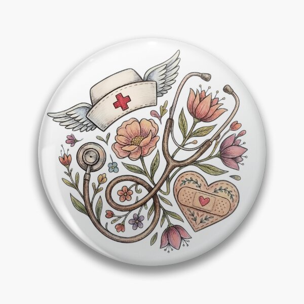 Item preview, National Nurses Day Cozy Illustrated Appreciation Art designed and sold by GymTanLaundry.