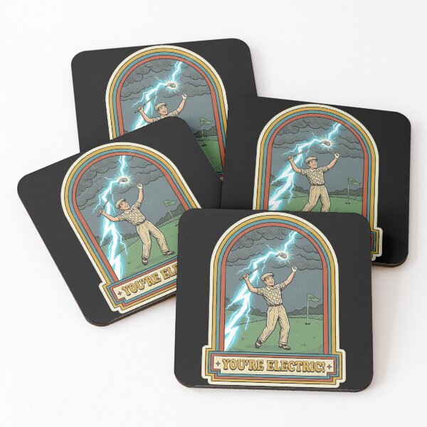Item preview, Funny Vintage Retro Golfer Lightning Strike designed and sold by k3rstman1.