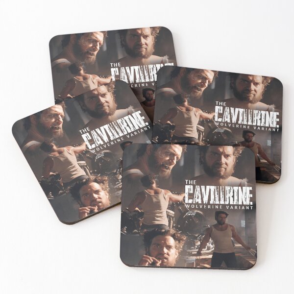Item preview,  Henry Cavill The Cavillrine Fierce Warrior Unleashed The Clawed Hero Collage - Danders Stickers Emily designed and sold by ijospring.