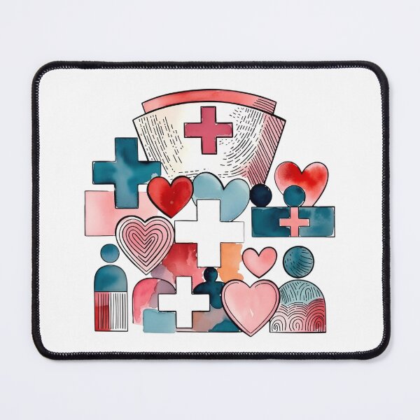 Item preview, National Nurses Day Cozy Illustrated Appreciation Art designed and sold by GymTanLaundry.