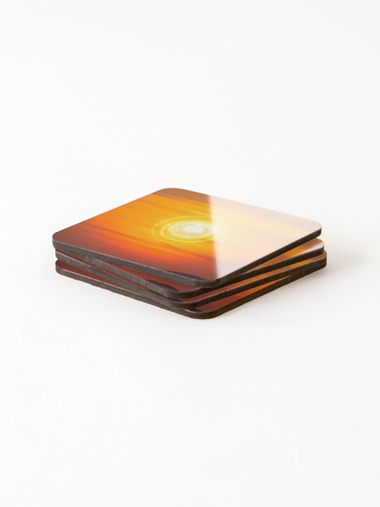 Thumbnail 4 of 5, Coasters (Set of 4), Sunset designed and sold by CreativeVisuale.
