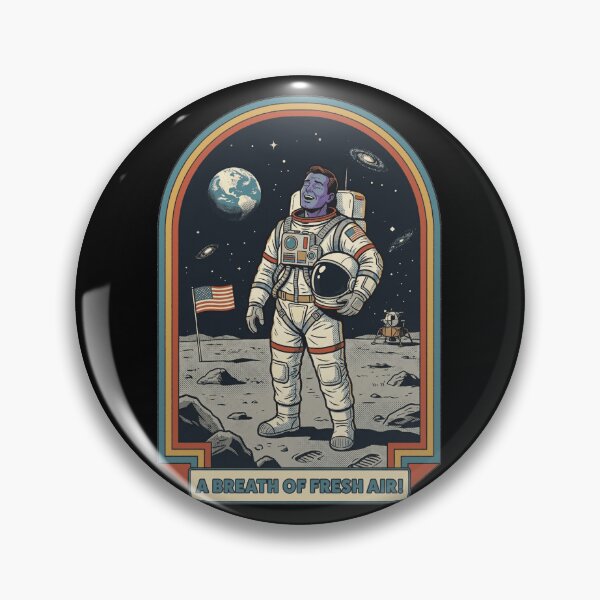 Item preview, Vintage Astronaut Breath Of Fresh Air Humor designed and sold by k3rstman1.
