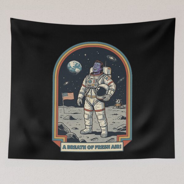 Item preview, Vintage Astronaut Breath Of Fresh Air Humor designed and sold by k3rstman1.