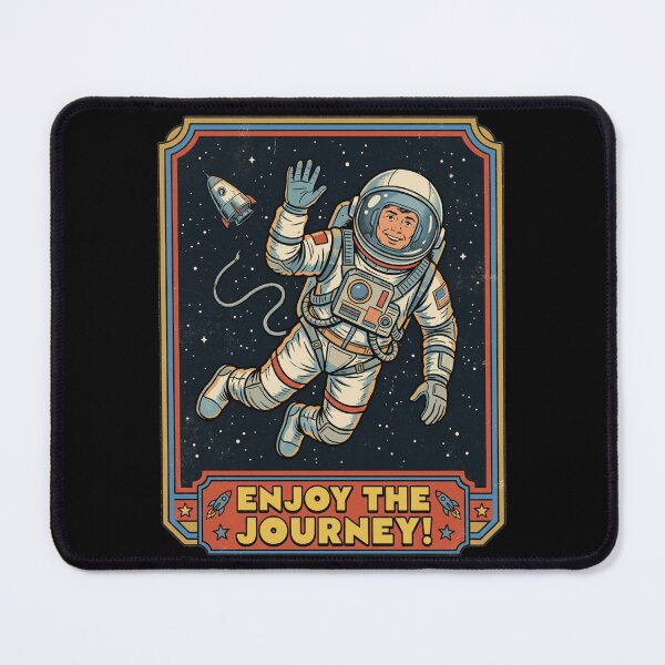 Item preview, Enjoy The Journey Vintage Astronaut Retro Space designed and sold by k3rstman1.