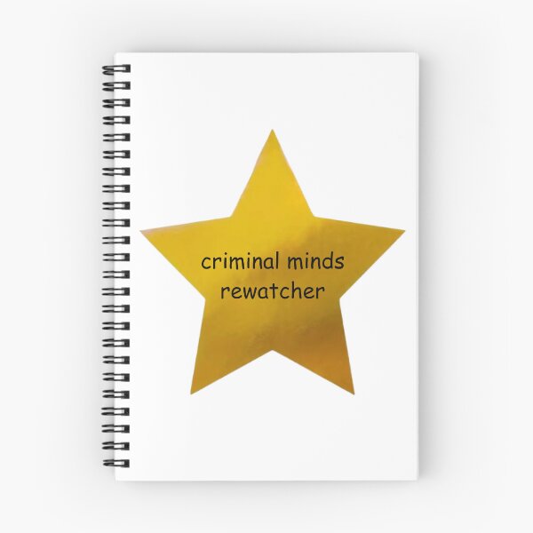 Item preview, criminal minds rewatcher gold star designed and sold by MoTaraDesigns.