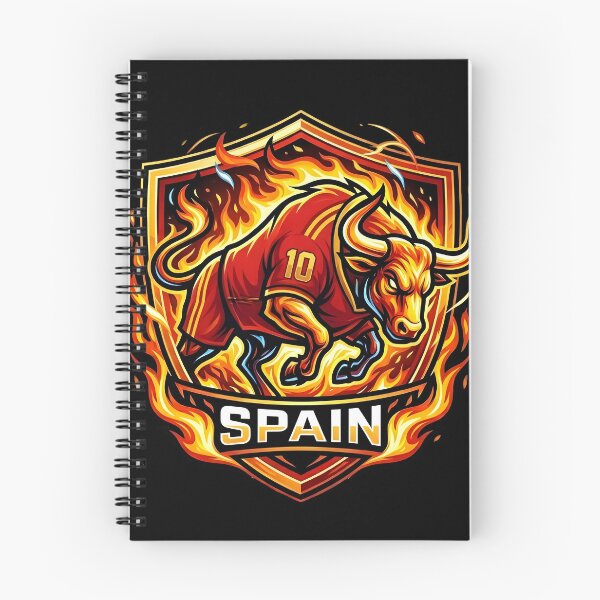 Item preview, Spain Fire Bull Soccer Mascot designed and sold by Art Intelligence.