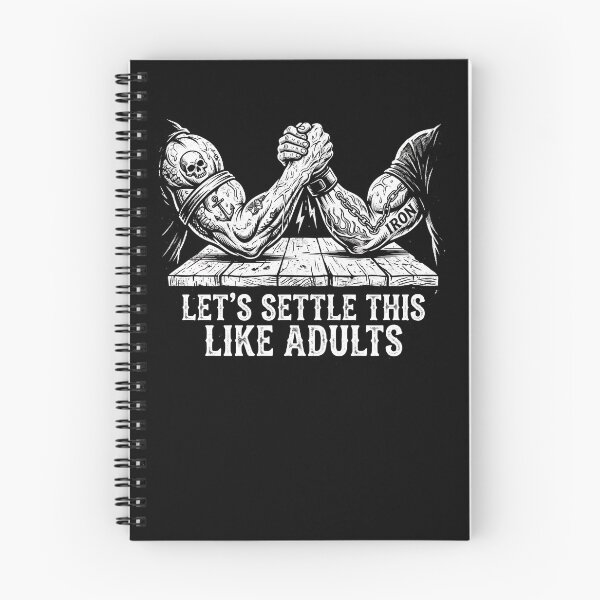 Item preview, Let's Settle This Like Adults Funny Arm Wrestling Gear designed and sold by DynamicDesign.