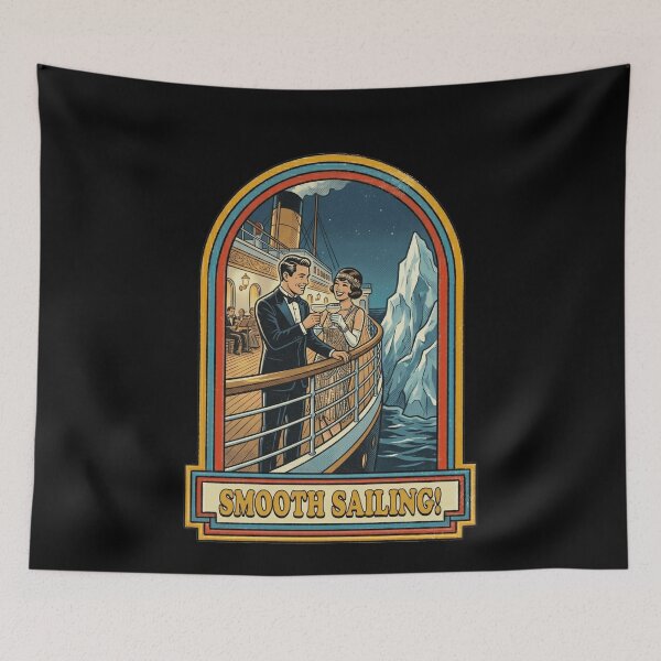 Item preview, Titanic Iceberg Vintage Parody Smooth Sailing designed and sold by k3rstman1.