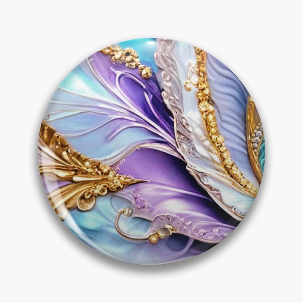 Item preview, Royal Obsidian & Molten Gold Swirl - Luxury Abstract Elite Design designed and sold by KingRito.