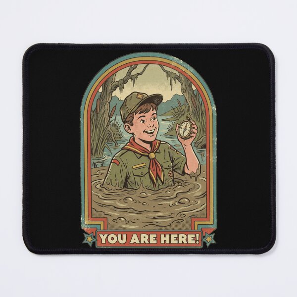 Item preview, Retro Boy Scout Swamp Navigation Badge designed and sold by k3rstman1.
